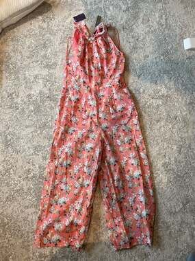 NWT J. Crew High-neck jumpsuit in Liberty® Josephine floral SZ 8